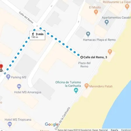 Lägenhet San Antonio - Estudio En La Playa De La Carihuela *